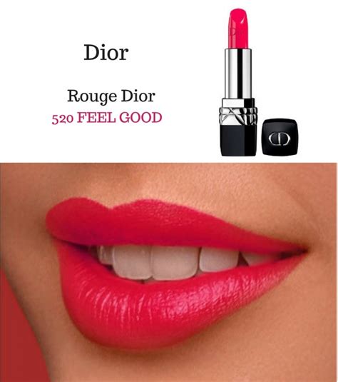 dior rouge 520 feel good|christian Dior red color.